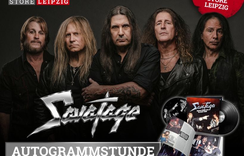 SAVATAGE Meet Fans at EMP Store Leipzig Before August Show